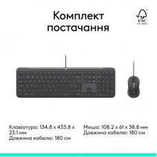 Комплект Logitech Signature Slim MK620 for Business USB-C UA Graphite (920-013349) - Фото