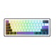 Клавиатура Hator Hellyberry HK60 Mechanical Linear RGB Wireless/Bluetooth/USB UA White/Violet (HK60_wireless)