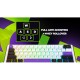 Клавиатура Hator Hellyberry HK60 Mechanical Linear RGB Wireless/Bluetooth/USB UA White/Violet (HK60_wireless)