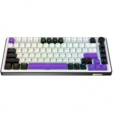 Клавіатура Hator Hellyberry HK75 Mechanical Linear RGB USB UA White/Violet (HK75) - Фото