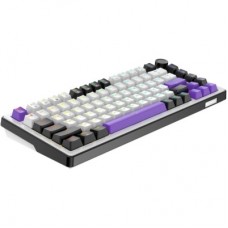 Клавіатура Hator Hellyberry HK75 Mechanical Linear RGB USB UA White/Violet (HK75) - Фото