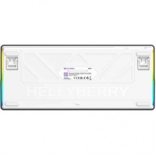 Клавіатура Hator Hellyberry HK75 Mechanical Linear RGB USB UA White/Violet (HK75) - Фото