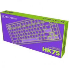 Клавіатура Hator Hellyberry HK75 Mechanical Linear RGB USB UA White/Violet (HK75) - Фото