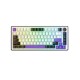 Клавиатура Hator Hellyberry HK75 Mechanical Linear RGB Wireless/Bluetooth/USB UA White/Violet (HK75_wireless)