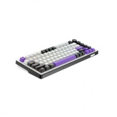 Клавиатура Hator Hellyberry HK75 Mechanical Linear RGB Wireless/Bluetooth/USB UA White/Violet (HK75_wireless) - Фото