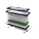 Клавиатура Hator Hellyberry HK75 Mechanical Linear RGB Wireless/Bluetooth/USB UA White/Violet (HK75_wireless)