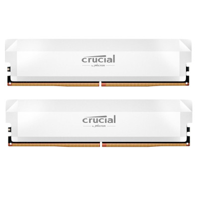 Модуль пам'яті для комп'ютера DDR5 64 GB (2x32GB) 6400 MHz Pro Overclocking White Micron (CP2K32G64C40U5W)