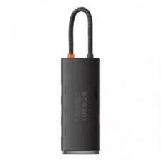 Концентратор Baseus USB-C 5-in-1 HDMI + 3xUSB 3.0 + PD black (WKQX040001) - Фото
