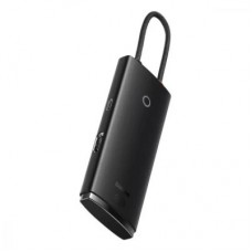 Концентратор Baseus USB-C 5-in-1 HDMI + 3xUSB 3.0 + PD black (WKQX040001) - Фото