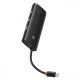 Концентратор Baseus USB-C 5-in-1 HDMI + 3xUSB 3.0 + PD black (WKQX040001) Концентратор Baseus USB-C 5-in-1 HDMI + 3xUSB 3.0 + PD black (WKQX040001)