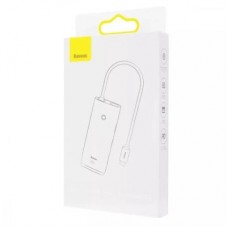 Концентратор Baseus USB-C 5-in-1 HDMI + 3xUSB 3.0 + PD black (WKQX040001) - Фото