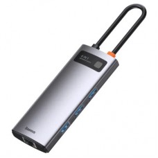 Концентратор Baseus USB-C 6-in-1 (CAHUB-CW0G) - Фото