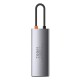 Концентратор Baseus USB-C 6-in-1 (CAHUB-CW0G)