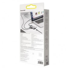 Концентратор Baseus USB-C 6-in-1 (CAHUB-CW0G) - Фото