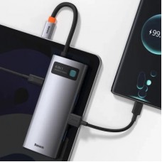 Концентратор Baseus USB-C 6-in-1 (CAHUB-CW0G) - Фото