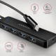 Концентратор AXAGON USB-C to 4xUSB 3.0 black (HUE-C1C)