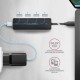 Концентратор AXAGON USB-C to 4xUSB 3.0 black (HUE-C1C)