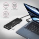 Концентратор AXAGON USB 3.1 to 7xUSB 3.0 black (HUE-F7A)