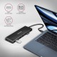 Концентратор AXAGON USB-C to 7xUSB 3.0 black (HUE-F7C)
