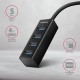 Концентратор AXAGON USB 3.1 to 4xUSB 3.0 0.2m black (HUE-M1A)