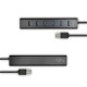Концентратор AXAGON USB 3.1 to 7xUSB 3.0 + power adapter black (HUE-SA7BP)
