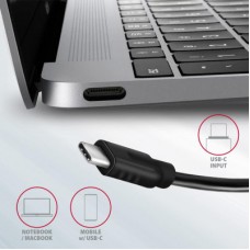 Концентратор AXAGON USB-C to 2xUSB-A + 2xUSB-C 10Gbps 0.13m gray (HMC-4G2) - Фото
