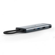 Концентратор TP-Link USB-C 7-in-1 3xUSB + HDMI + SD/TF + USB-C PD100W (UH7021C) - Фото