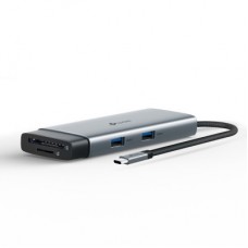 Концентратор TP-Link USB-C 7-in-1 3xUSB + HDMI + SD/TF + USB-C PD100W (UH7021C) - Фото