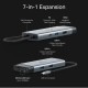 Концентратор TP-Link USB-C 7-in-1 3xUSB + HDMI + SD/TF + USB-C PD100W (UH7021C)