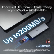 Концентратор TP-Link USB-C 7-in-1 3xUSB + HDMI + SD/TF + USB-C PD100W (UH7021C) - Фото