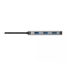 Концентратор Acer USB-C 7-in-1 3xUSB 3.2 + HDMI + USB-C + PD + SD gray (HP.DSCAB.018) - Фото