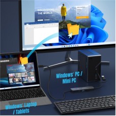Концентратор J5create USB-C + USB A to 2xUSB + USB-C switch hub (JCH462-N) - Фото