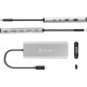 Концентратор J5create USB-C 7-in-1 USB 3.2 + USB-C PD + HDMI 4K + DisplayPort + SD/TF gray (JCD401-N) Концентратор J5create USB-C 7-in-1 USB 3.2 + USB-C PD + HDMI 4K + DisplayPort + SD/TF gray (JCD401-N)
