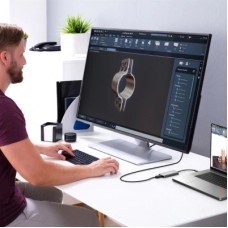 Концентратор J5create USB-C 5-in-1 2xUSB 3.2 10Gbps + 2xUSB-C 10Gbps PD 100W + HDMI 8K gray (JCH453-N) - Фото