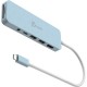 Концентратор J5create USB-C 6-in-1 2xUSB 3.2 + USB-C PD + HDMI 4K + SD/TF + 3.5mm cyan (JCD373EC-N) Концентратор J5create USB-C 6-in-1 2xUSB 3.2 + USB-C PD + HDMI 4K + SD/TF + 3.5mm cyan (JCD373EC-N)