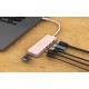 Концентратор J5create USB-C 6-in-1 2xUSB 3.2 + USB-C PD + HDMI 4K + SD/TF + 3.5mm rose (JCD373ER-N) Концентратор J5create USB-C 6-in-1 2xUSB 3.2 + USB-C PD + HDMI 4K + SD/TF + 3.5mm rose (JCD373ER-N)
