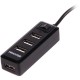 Концентратор Maxxter USB 2.0 to 4xUSB + charger 5 V 1 A (HU2A-4P-AC-03)