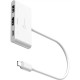 Концентратор J5create USB-C 3-in-1 HDMI + USB + USB-C PD white (JCA399-N) Концентратор J5create USB-C 3-in-1 HDMI + USB + USB-C PD white (JCA399-N)