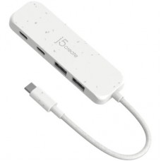 Концентратор J5create USB-C to 2xUSB-A + 2xUSB-C 3.2 10Gbps white (JCH342EW-N) - Фото