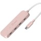 Концентратор J5create USB-C to 4xUSB-C 3.2 10Gbps rose (JCH345ER-N) Концентратор J5create USB-C to 4xUSB-C 3.2 10Gbps rose (JCH345ER-N)