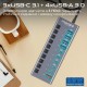 Концентратор Promate USB-C 10-in-1 5xUSB-C + 5xUSB gray (geghub-5g)
