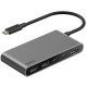 Концентратор Belkin USB-C 5-in-1 2xUSB 3.0 + USB-C + PD + HDMI 2.0 4K60Hz gray (AVC022HQSGY)