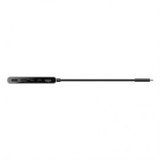 Концентратор Belkin USB-C 5-in-1 2xUSB 3.0 + USB-C + PD + HDMI 2.0 4K60Hz gray (AVC022HQSGY) - Фото