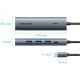 Концентратор VENTION USB-C to 4xUSB 3.0 + 1xUSB-C black (TGZHB)
