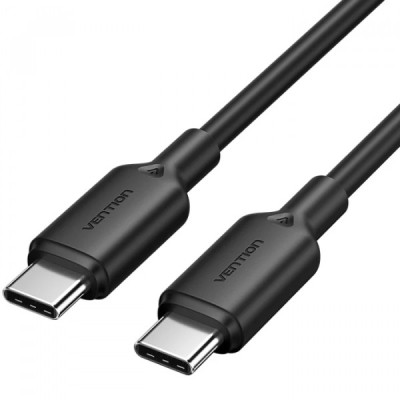 Дата кабель USB-C to USB-C 1.0m 60 W black VENTION (TRCBF)