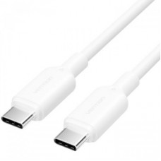 Дата кабель USB-C to USB-C 1.0m 60 W white VENTION (TRCWF) - Фото