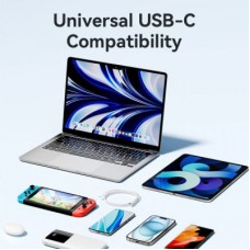 Дата кабель USB-C to USB-C 1.0m 60 W white VENTION (TRCWF) - Фото
