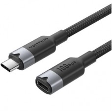 Дата кабель USB-C M/F 1.0m 100W 10Gbps 4K60Hz VENTION (TRFBF) - Фото