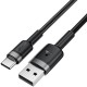Дата кабель USB 2.0 AM to USB-C 1.2m 60 W black Acefast (6974316285144)