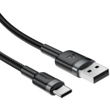 Дата кабель USB 2.0 AM to USB-C 1.2m 60 W black Acefast (6974316285144) - Фото